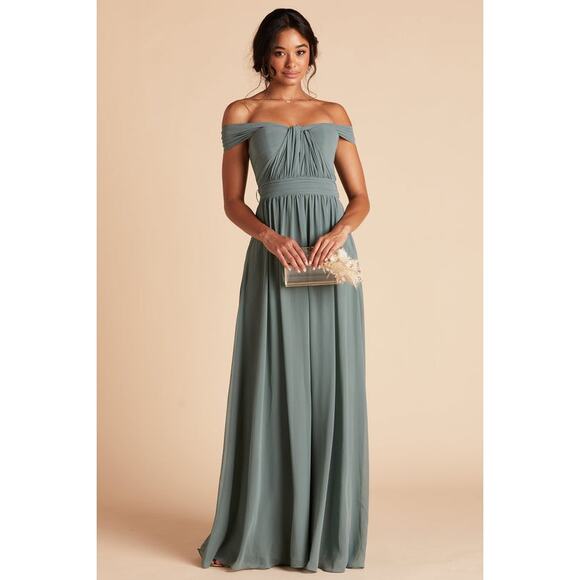 Birdy Grey Grace Convertible Dress in Sea Glass Chiffon